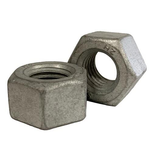 2HN34MG 3/4"-10 A194-2H Heavy Hex Nut, Coarse, Med. Carbon, Mechanical Galvanized